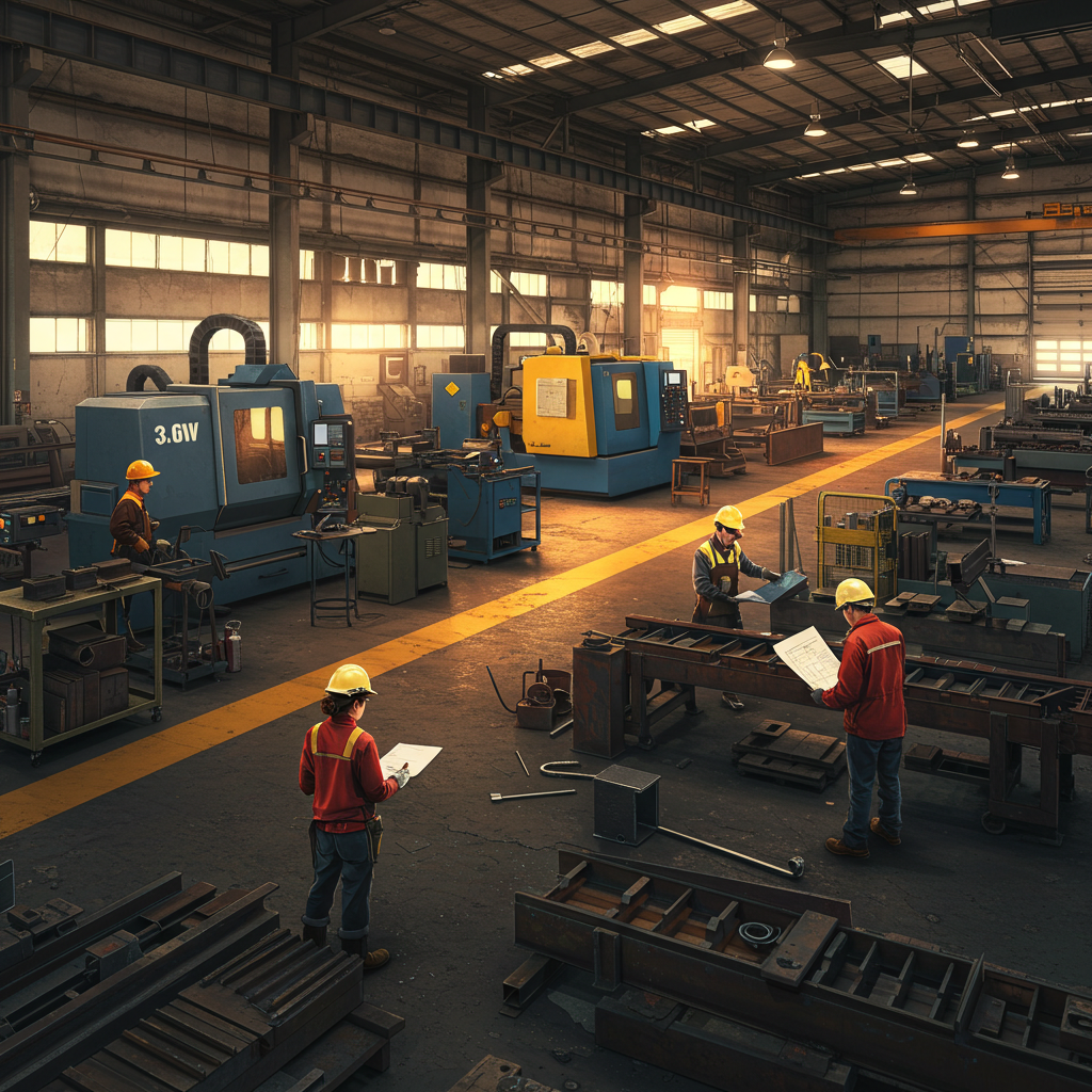 Interior de la nave industrial de Flomacru